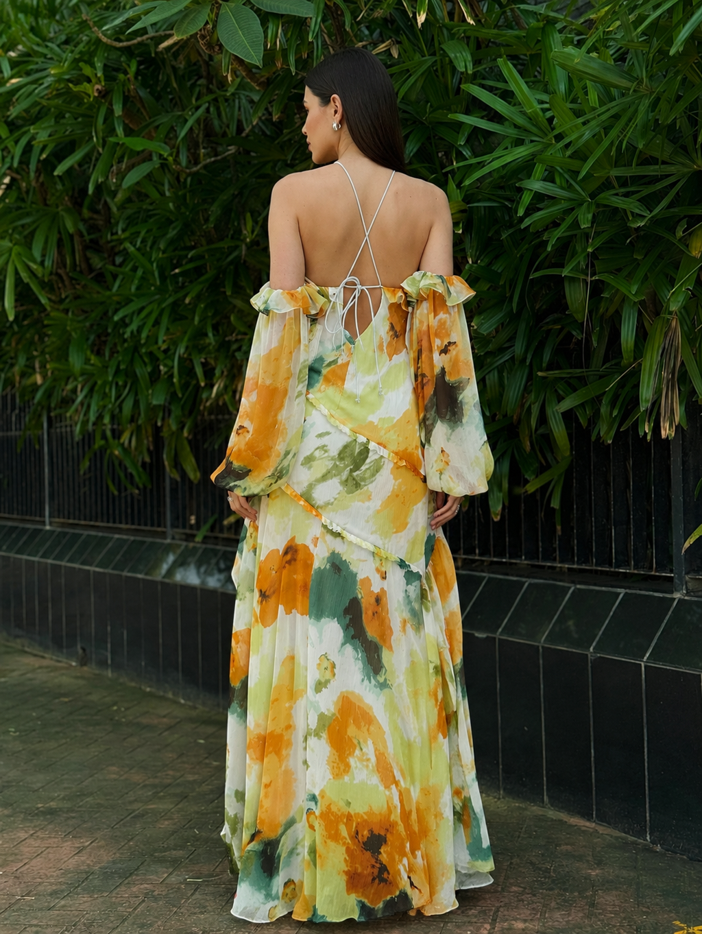 Celine Floral Maxi Dress