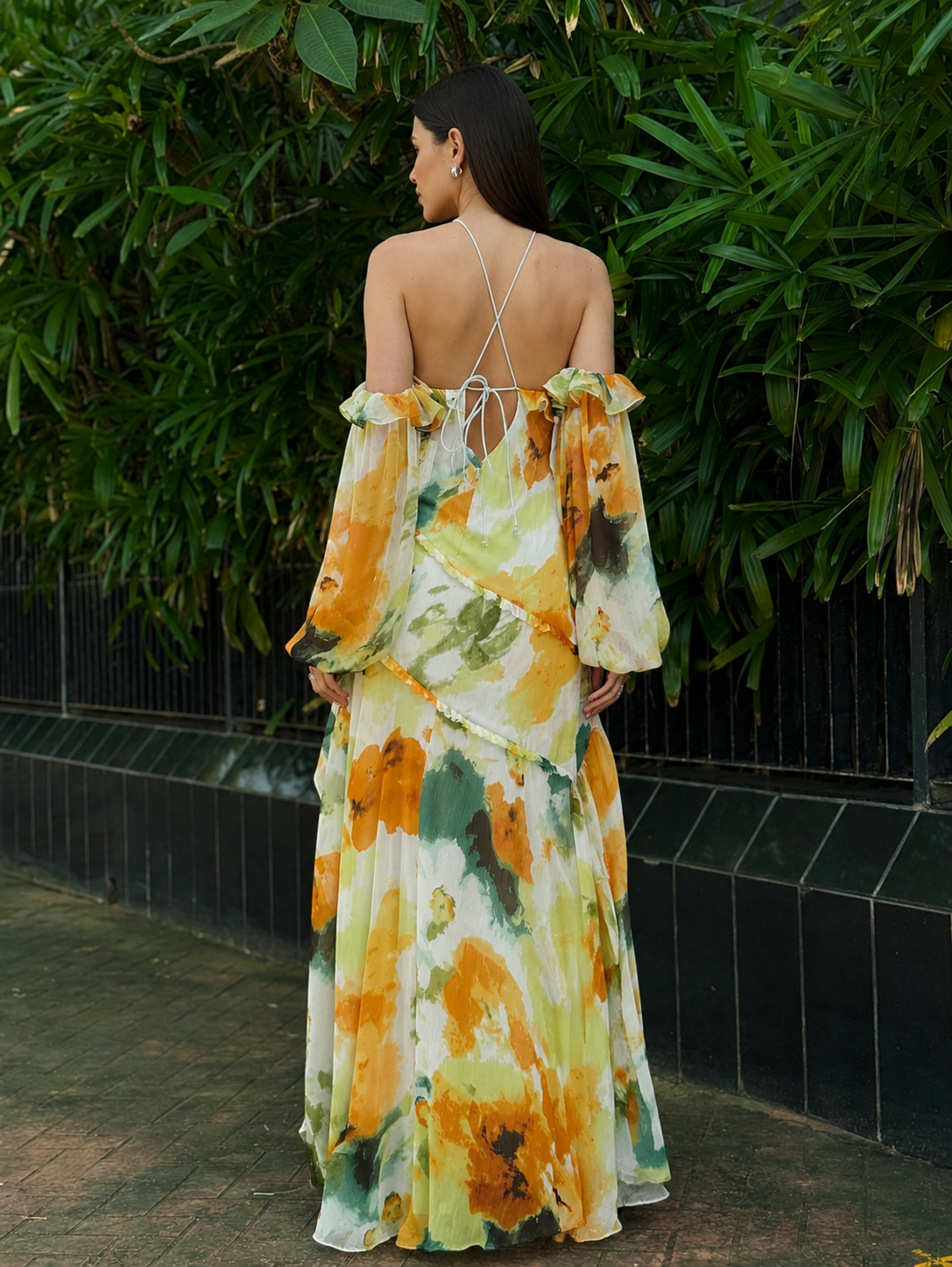 Celine Floral Maxi Dress