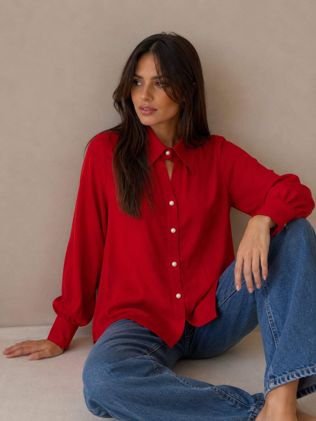 Amore Red Shirt