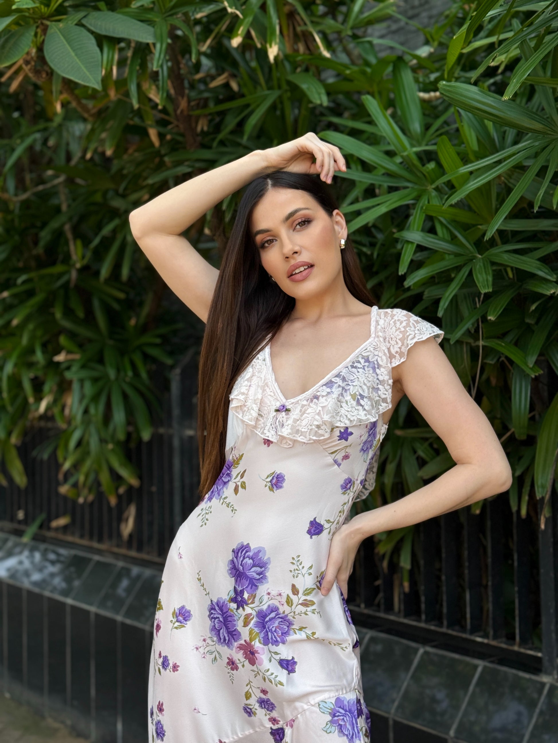 Rosa Pastel Midi Dress