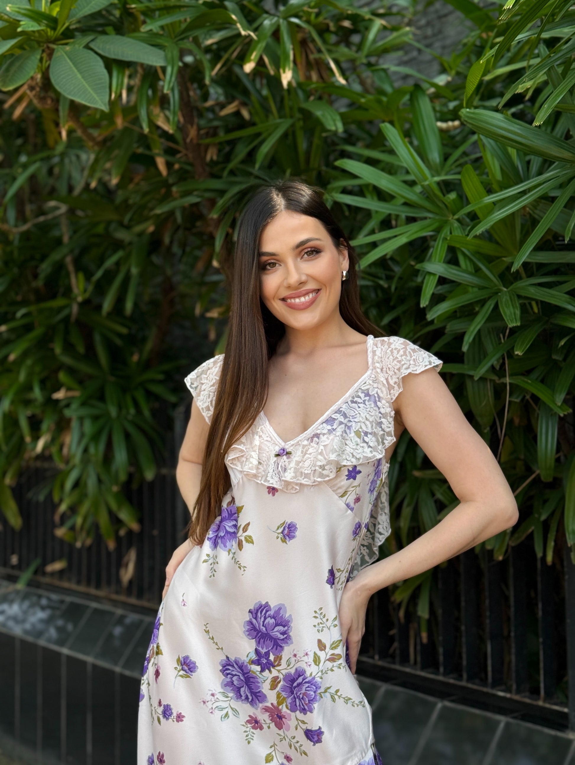Rosa Pastel Midi Dress