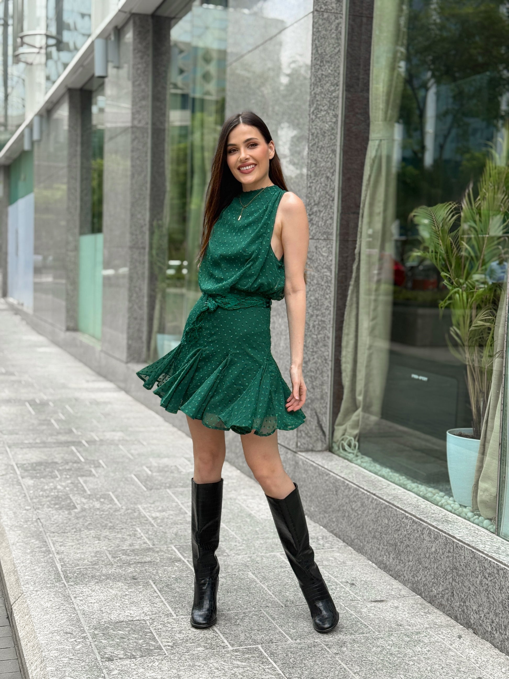 Sage Mini Dress