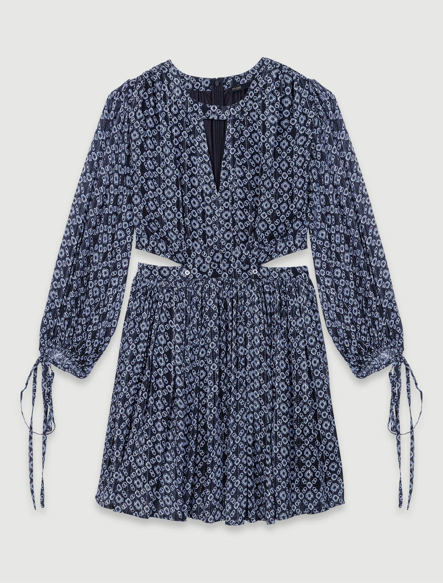 blue mini dress, Parisian style, european style, cut out dress, cut out style, western women wear