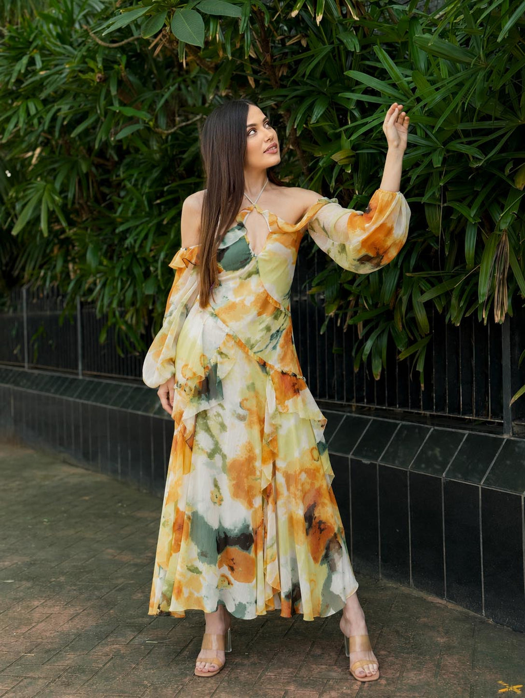 Celine Floral Maxi Dress