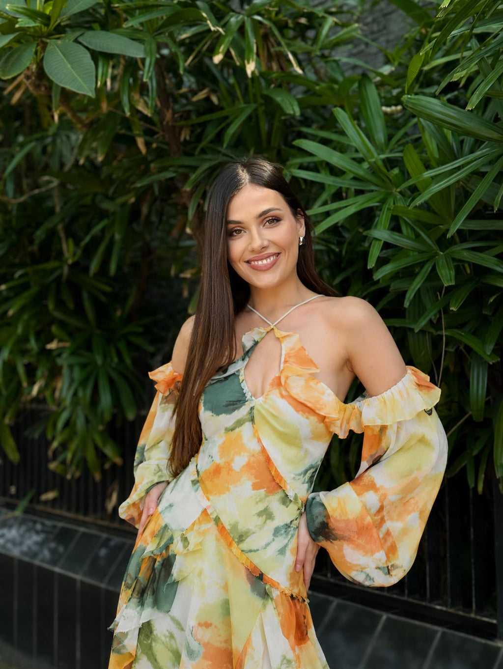 Celine Floral Maxi Dress