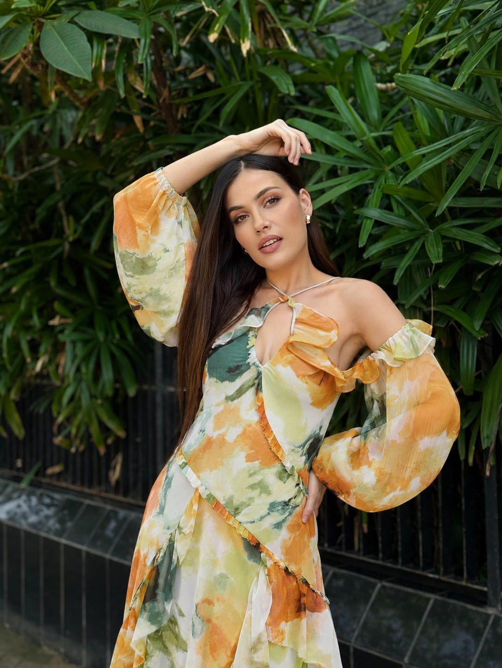 Celine Floral Maxi Dress