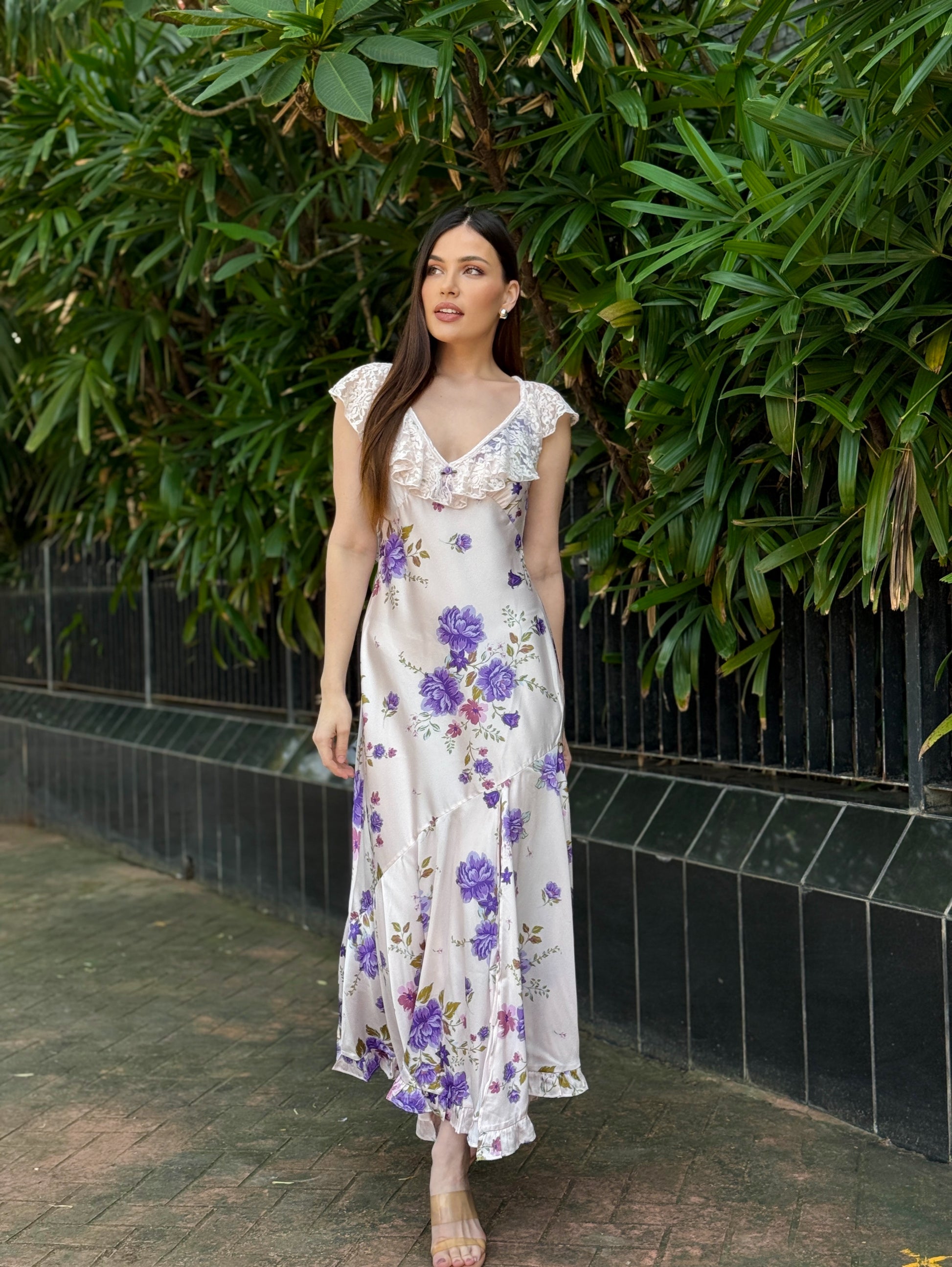 Rosa Pastel Midi Dress