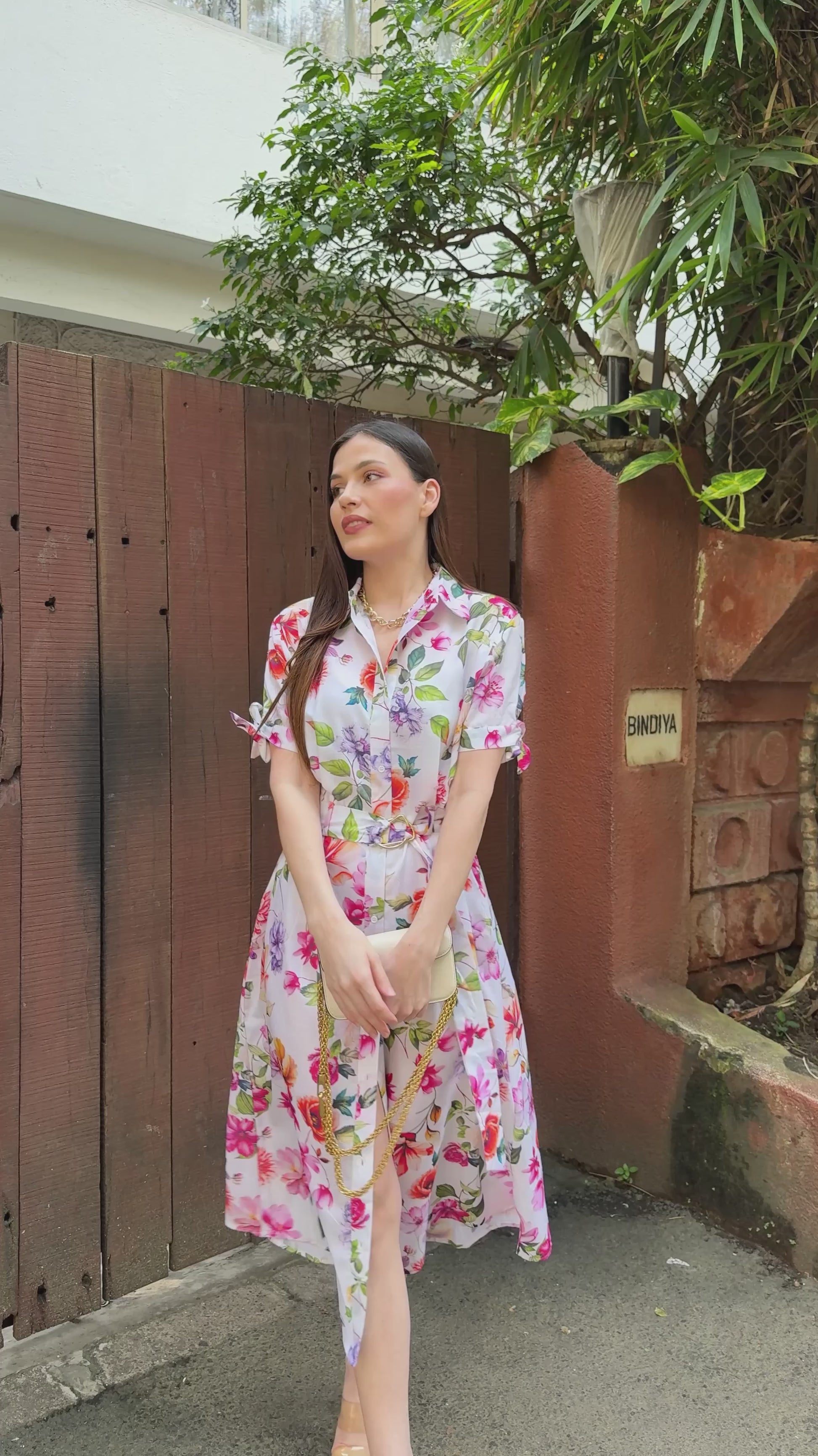 Sunny Bloom Midi Dress