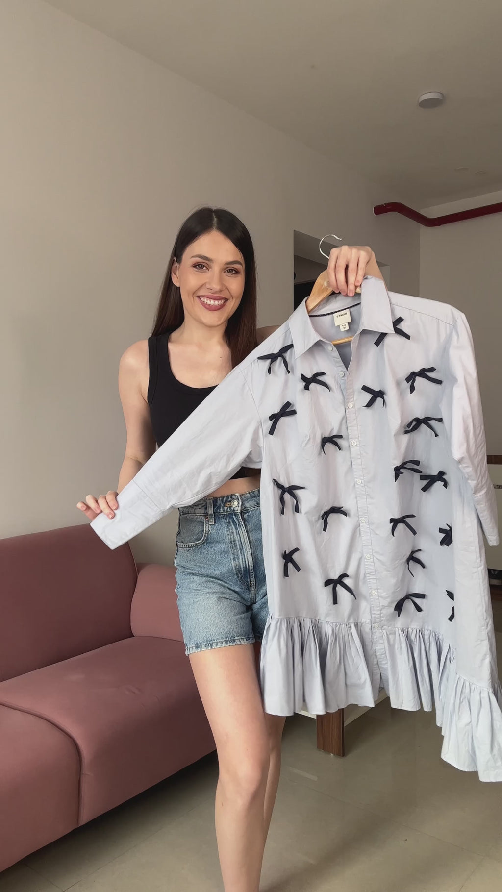 The Bow Shirt Dress