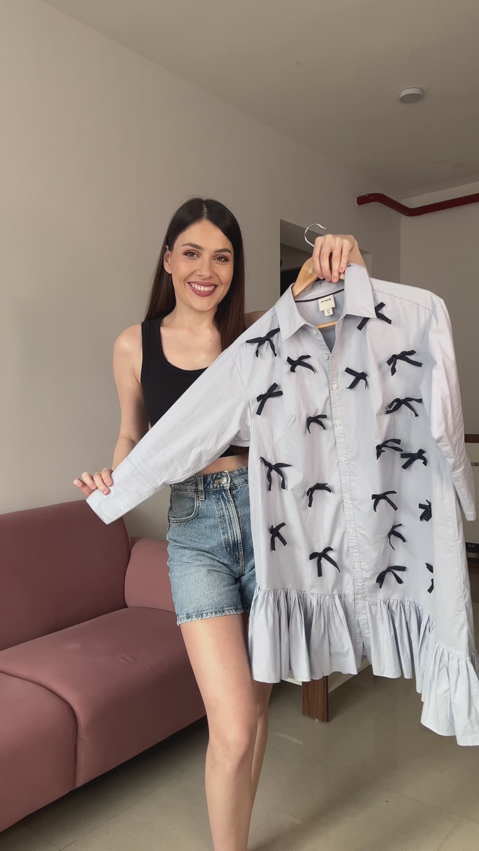 The Bow Shirt Dress