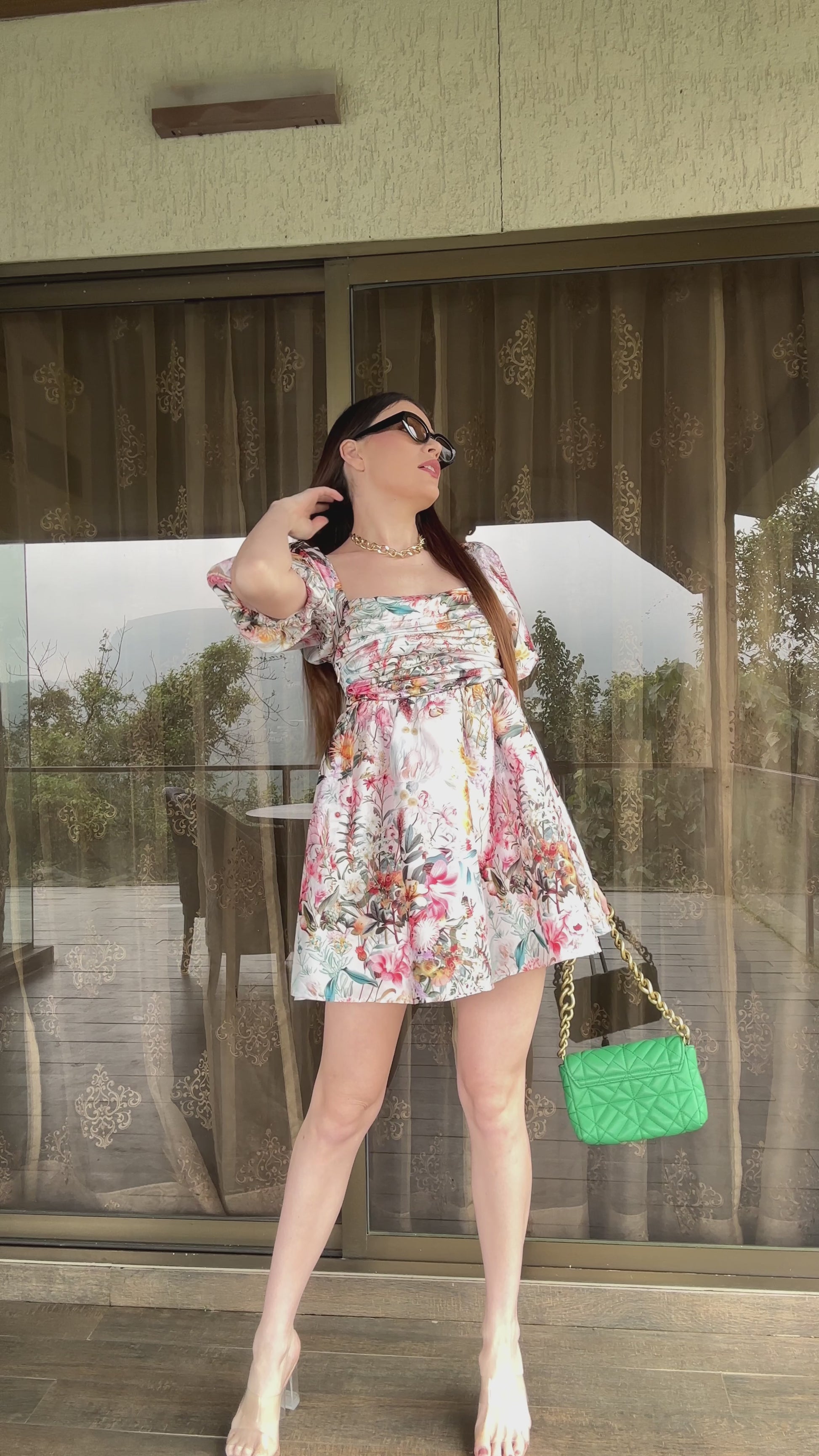 Rosie Puff Mini Dress